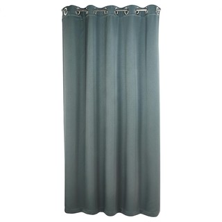 ผ้าม่าน EYELET PASAYA 25033CAE 285X250 ซม. สี METAL GREEN ผ้าม่านประตู CURTAIN ผ้าม่านและมู่ลี่