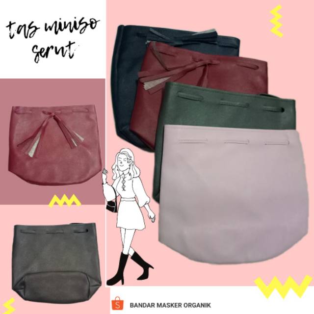 MINISO กระเป๋าสะพายข้าง ขนาดเล็ก