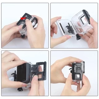 เคสกันน้ำ GoPro 7 Black / 6 / 5 Waterproof Housing กล้อง GoPro Hero และฟิลเตอร์สำหรับดำน้ำ