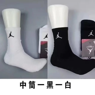 🇲🇾 Sarung Kaki/กีฬาถุงเท้า NBA trapez บาสเกตบอลถุงเท้าหนา breathable ถุงเท้ากีฬา Keen AJ NBA 飞人ตะกร้าตกปลากีฬา9