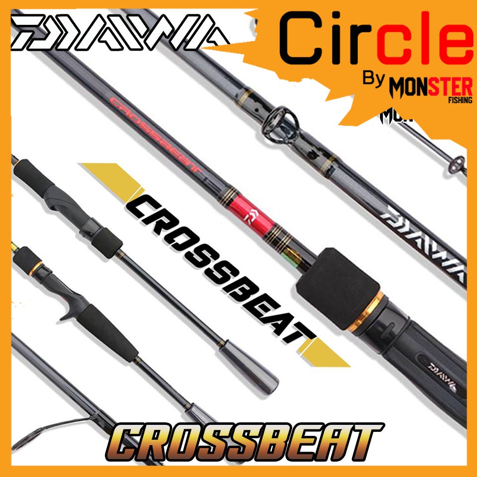 คันเบ็ดตกปลา DAIWA รุ่น CROSSBEAT ขนาด 6.2/6.4/6.6 ฟุต (มีทั้งคันสปิ้นและเบท)