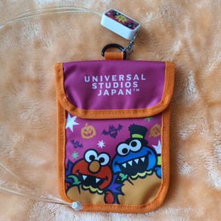 Sesame Street Universal Studio Japan Pouch กระเป๋าห้อยบัตร USJ กระเป๋าห้อยคอ ที่ใส่โทรศัพท์มือถือ