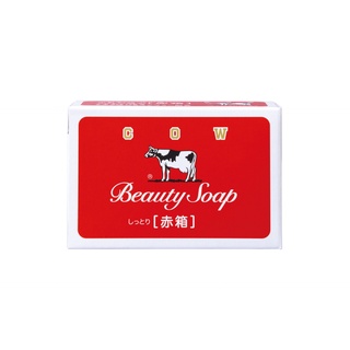 Cow Brand Beauty Soap Noisture(Red Box) 100 G. คาวแบรนด์ บิวตี้ มอยส์เจอร์ [สีแดง] 1ก้อน/3ก้อน 1 Bar/ 3 Bars