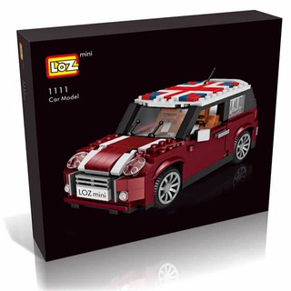 ตัวต่อ LOZ 1111 CAR MODEL MINI COOPER อัตราส่วน 1:24 จำนวนตัวต่อ 492 ชิ้น