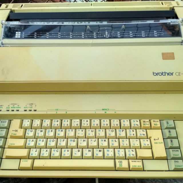 พิมพ์ดีดไฟฟ้าโบราณ brother  รุ่น ce-600 มือสอง