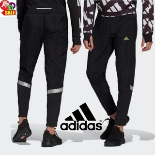 ADIDAS - ใหม่  กางเกงใส่วิ่งออกกำลังกาย หรือใส่ลำลอง ผ้าทอสัมผัสเรียบ ADIDAS WOVEN RUNNING ULTRA PANTS GM1581