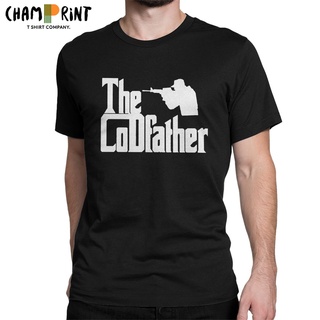 เสื้อวินเทจผญ - ขนาดใหญ่วิศวกรเกม Codfather Crazys หลวมผ้าฝ้ายเสื้อยืดเย็น