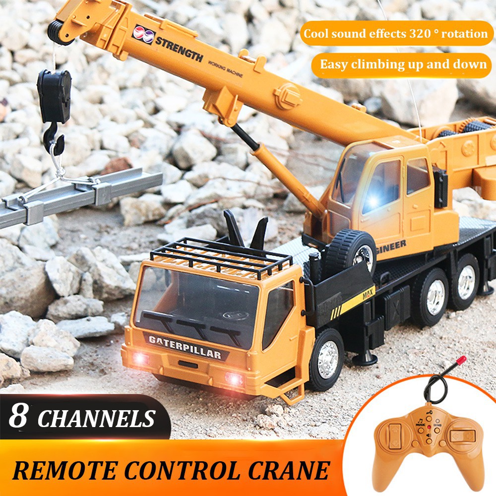 [new]Remote Control RC Crane Dump Truck Excavator Bulldozer Crane Car