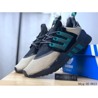 ♟●♤Adidas Originals EQT SUPPORT 91-18 CORE Popcorn รองเท้าวิ่งออกกำลังกาย