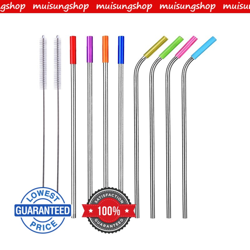 หลอดทำจากสแตนเลส ไฮเกรด ซิลิโคนหลอดดูด slilicone tip ถูกที่สุด By MUISUNGSHOP