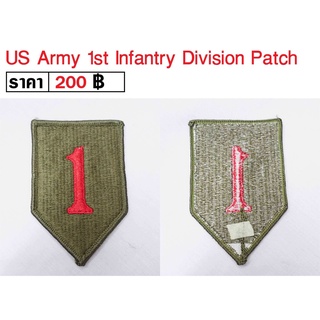 อาร์มหน่วย ทหารอเมริกา US Army 1st Infantry Division Patch ร้าน BKK Militaria