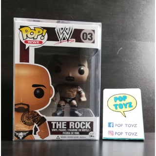 FUNKO POP WWE THE ROCK 03 ของแท้งานเก่ารุ่นแรกสุด เลิกผลิตหายากมาก พร้อมส่ง ฟิกเกอร์นักมวยปล้ำ Wrestling Wrestler figure