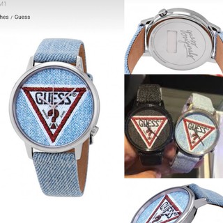 นาฬิกา Guess Denim watch สายยีนส์ 2019 ชนชอป อุปกรณ์ยกกล่อง ประกัน 1ปี