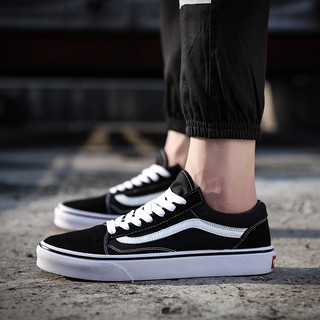 💯💯Vans old skool black/white รองเท้าผู้ชาย รองเท้าลำลองสไตล์เกาหลี รองเท้าแฟชั่น vs-551