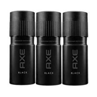 🔥แนะนำ!! แอ๊กซ์ แบล็ค สเปรย์ระงับกลิ่นกาย ขนาด 50 มล. แพ็ค 3 กระป๋อง Axe Spray Black 50 ml x 3