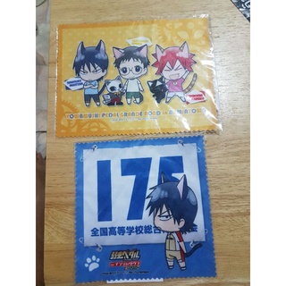 Yowamushi pedal โอตาคุน่องเหล็ก ผ้า เช็ดเลนส์ เช็ดแว่น ลิขสิทธิ์แท้จากญี่ปุ่น