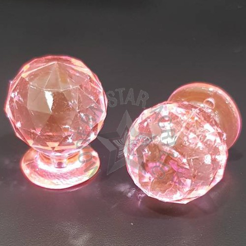 ปุ่มมือจับ สีน้ำเงิน/สีชมพู