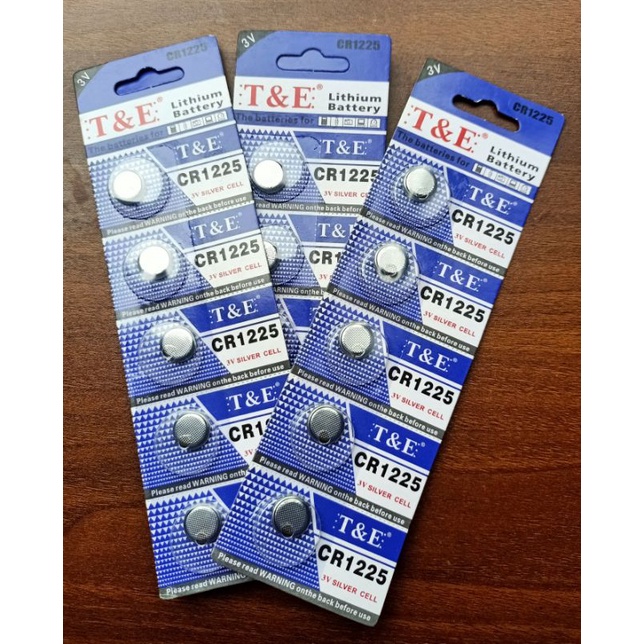 ถ่านกระดุม สำหรับไฟกระพริบติดคันเบ็ดตกปลา STRIKE ALERT ขนาด CR1225 3V. จำนวน 1 ก้อน