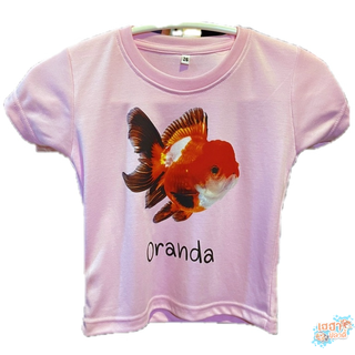 เสื้อยืด **เด็ก** ลายปลาออรันดา (Oranda)