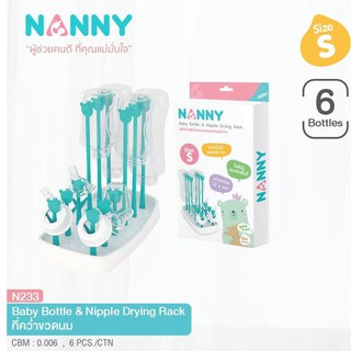 Nanny ที่คว่ำขวดนมไซด์ S ราคาถูกสุดใน shopee