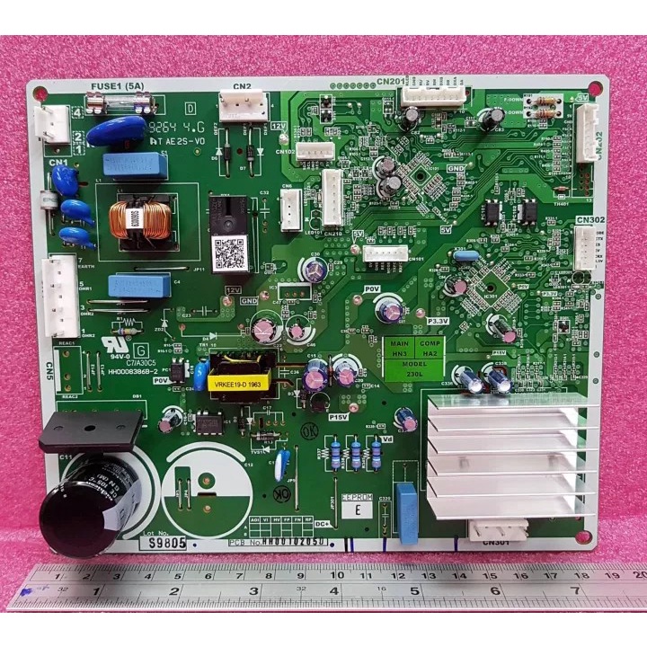 อะไหล่ของแท้/เมนบอร์ดตู้เย็น ฮิตาชิ/HITACHI/MAIN/PTR-H200PD*102 ใช้ได้ทั้งหมด2รุ่นตามที่ระบุไว้ R-H2