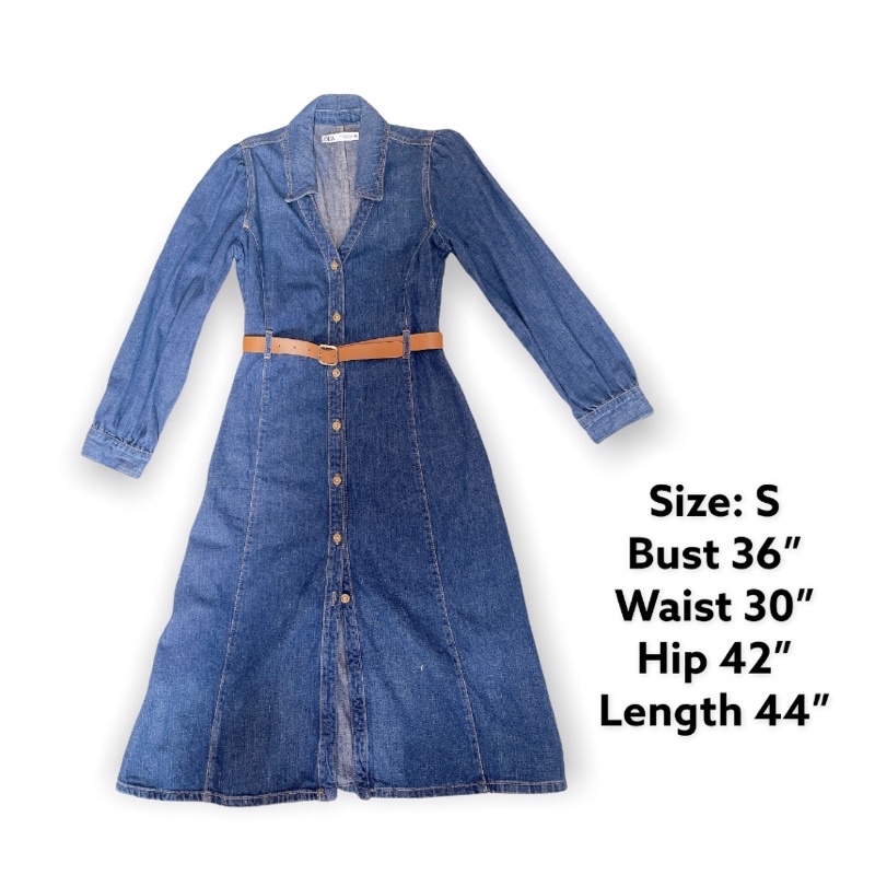 Zara Jeans Dress size S