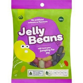 Woolworths Jelly Bean 350gm วูลเวิร์ ธ ส์เจลลี่บีน 350 กรัม