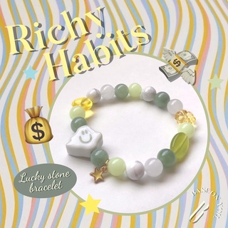 BASE ON YOU - Lucky stone bracelet : RICHY HABITS (กำไลข้อมือหินนำโชค)
