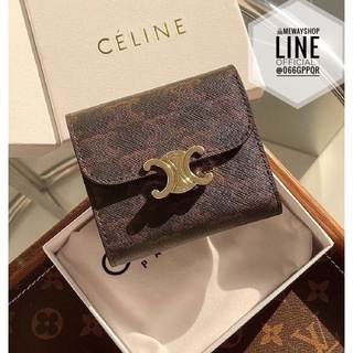 👜แท้💯% พรีเมี่ยมกิ๊ฟ Limited CELINE SHORT WALLET VIP GIFT WITH PURCHASE (GWP)