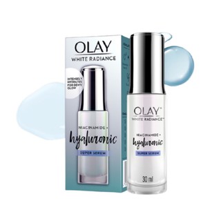 OLAY โอเลย์ ไวท์ เรเดียนซ์ ไนอะซินาไมด์ + ไฮยาลูรอนิค ซุปเปอร์ เซรั่ม 30มล. [ใส่โค้ด DPTBMTN ลดทันที60.-]