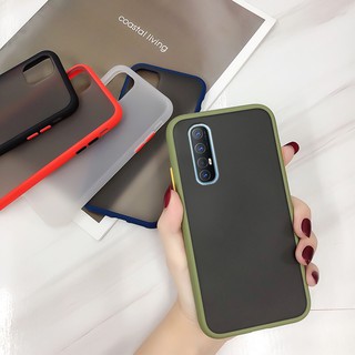 พร้อมส่ง Case Oppo Reno3Pro เคสกันกระแทก ปุ่มสีผิวด้าน ขอบนิ่มหลังแข็ง เคสโทรศัพท์ OPPO Reno 3Pro [ ส่งจากไทย ]