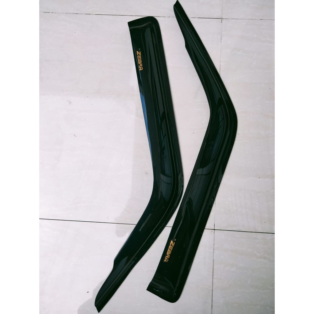 Daihatsu Zebra Black Premium Car Gutter Door Visor 1 ชุด