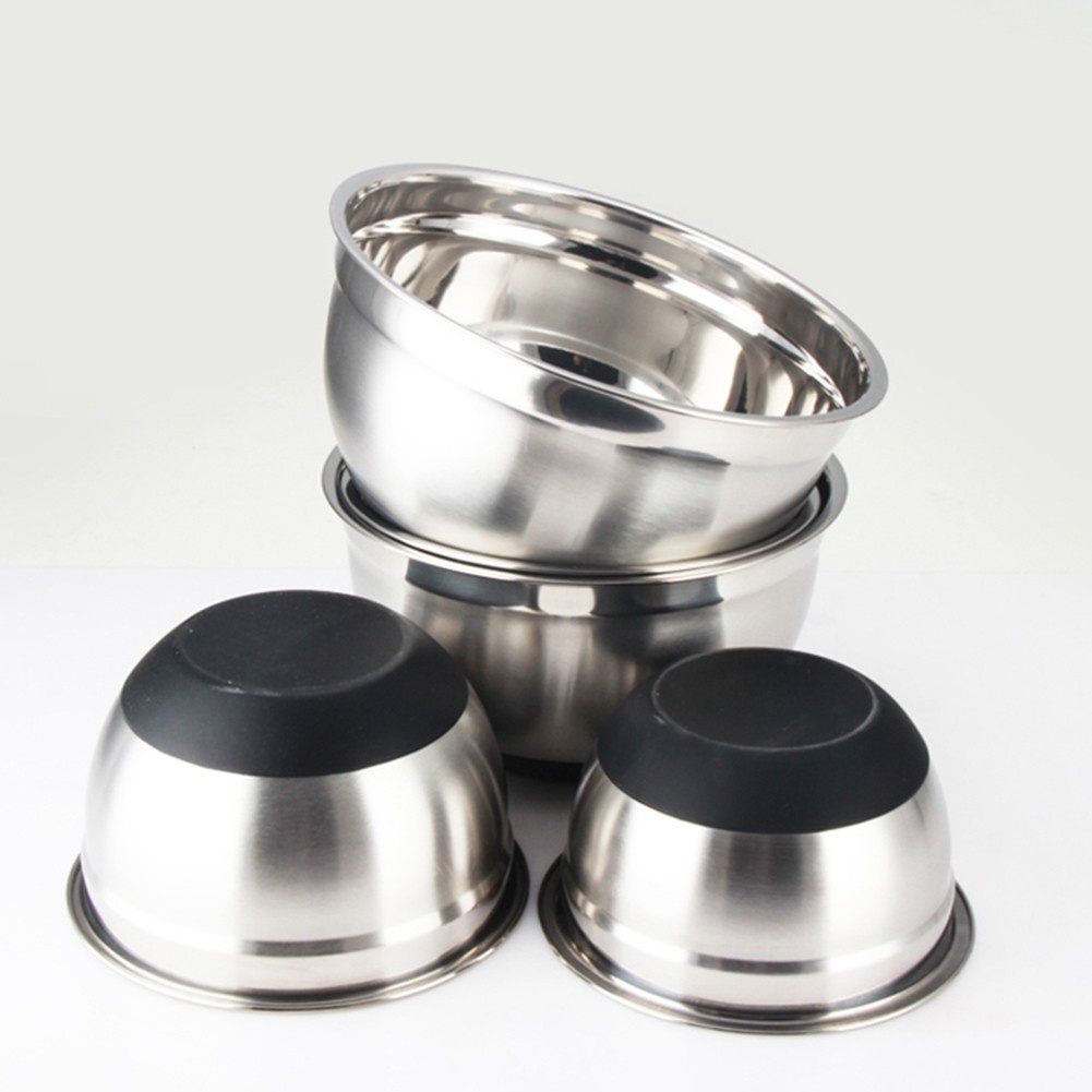 2022 สินค้าขายดี✼✟✶Stainless Steel Mixing Bowl Salad Bowl Baking Usage Kitchen Use Cooking Use Mixin