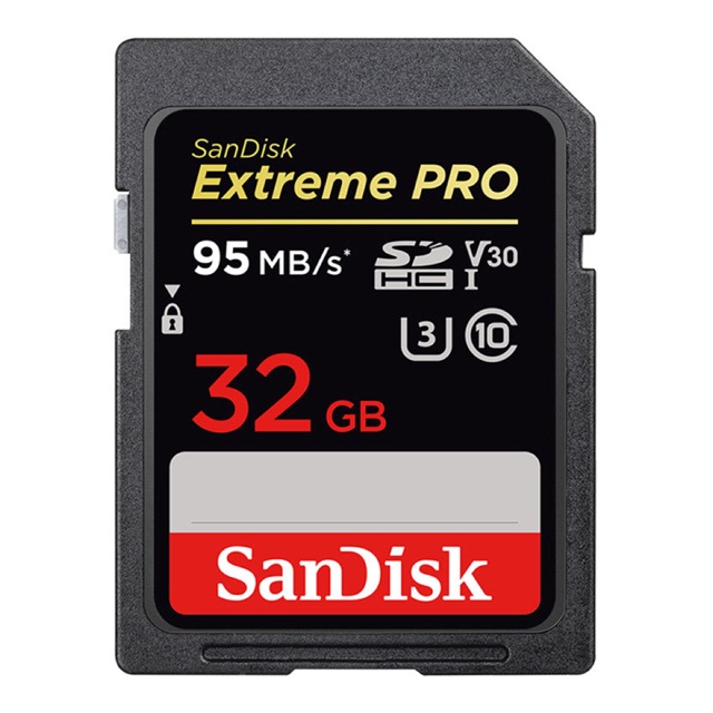 32 GB SD CARD (เอสดีการ์ด) SANDISK EXTREME PRO (SDSDXXG_032G_GN4IN)