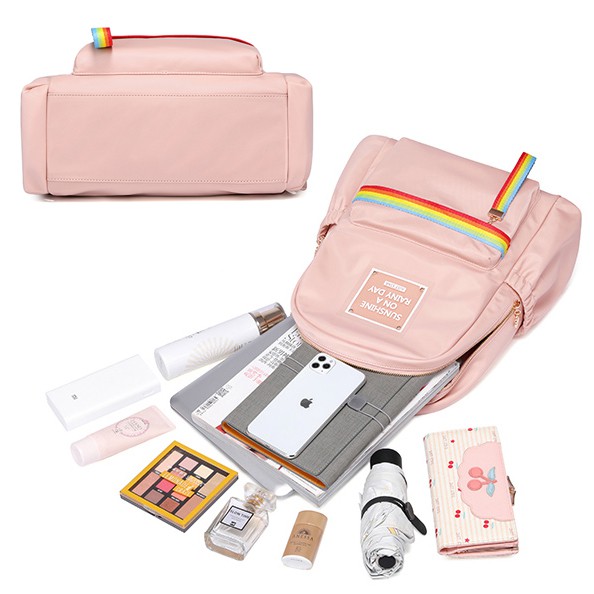 à¸ à¸£à¸°à¹€à¸›à¹‹à¸²à¹€à¸›à¹‰ JustStar Sweet Rainbow Backpack à¸Šà¸¡à ...