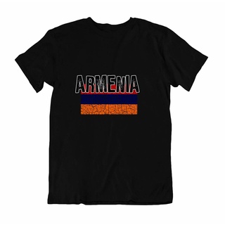 [S-5XL] เสื้อยืด แบบนิ่ม พิมพ์ลายธง Armenia Honesty Shop สําหรับผู้ชาย