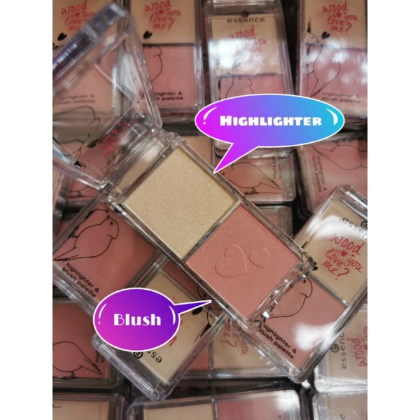 essence highlighter & blush palette Shopee Thailand