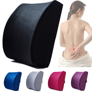 เบาะรองหลังเพื่อสุขภาพ (Memory Foam Back Cushion) นุ่มสบาย ช่วยลดการปวดหลัง