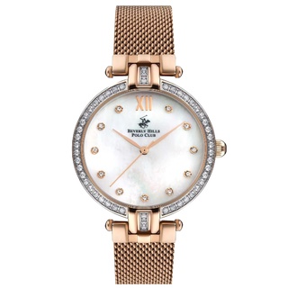 Beverly Hills Polo Club BP3257C.420 นาฬิกาข้อมือผู้หญิงสายสแตนเลส Rose-Gold