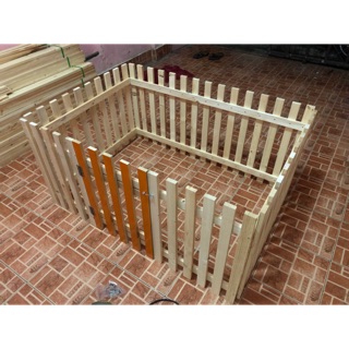 คอกไม้ขนาด 80x90x65 cm