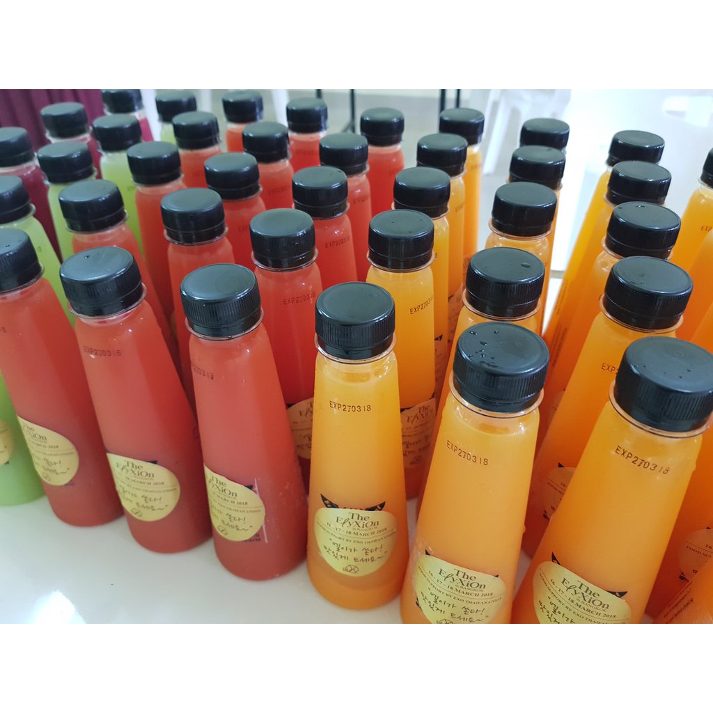 ขวดน้ำพลาสติก PET ทรงแจกัน 250CC 150ขวด