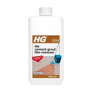 น้ำยาขจัดคราบ ยาแนว พื้นกระเบื้อง HG 1,000Ml. HG Tile Cement Grout Film Remover