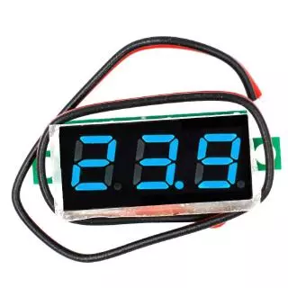 โวลต์มิเตอร์ดิจิทัล 2.5v - 40v ขนาดเล็ก 0.28 นิ้ว 0.28 Inch 2.5V-40V Mini Digital Voltmeter Voltage Tester Meter Digital Voltmeter