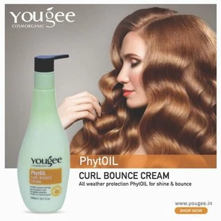 🔥ครีมจับลอนผมดัด🔥Yougee Phytoil Curl Bounce Cream 300ml.ยูจี ครีมจับลอน