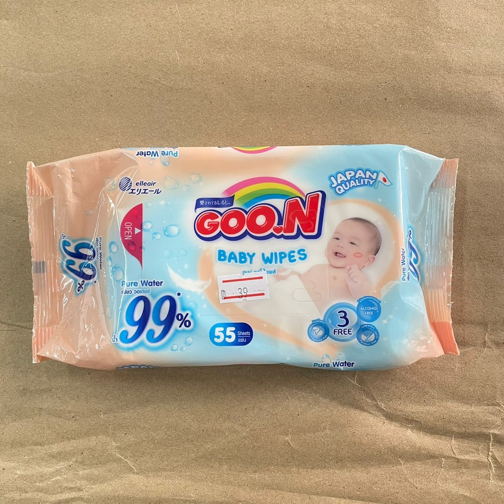GOON Premium Baby Wipe ทิชชูเปียกสำหรับเด็ก