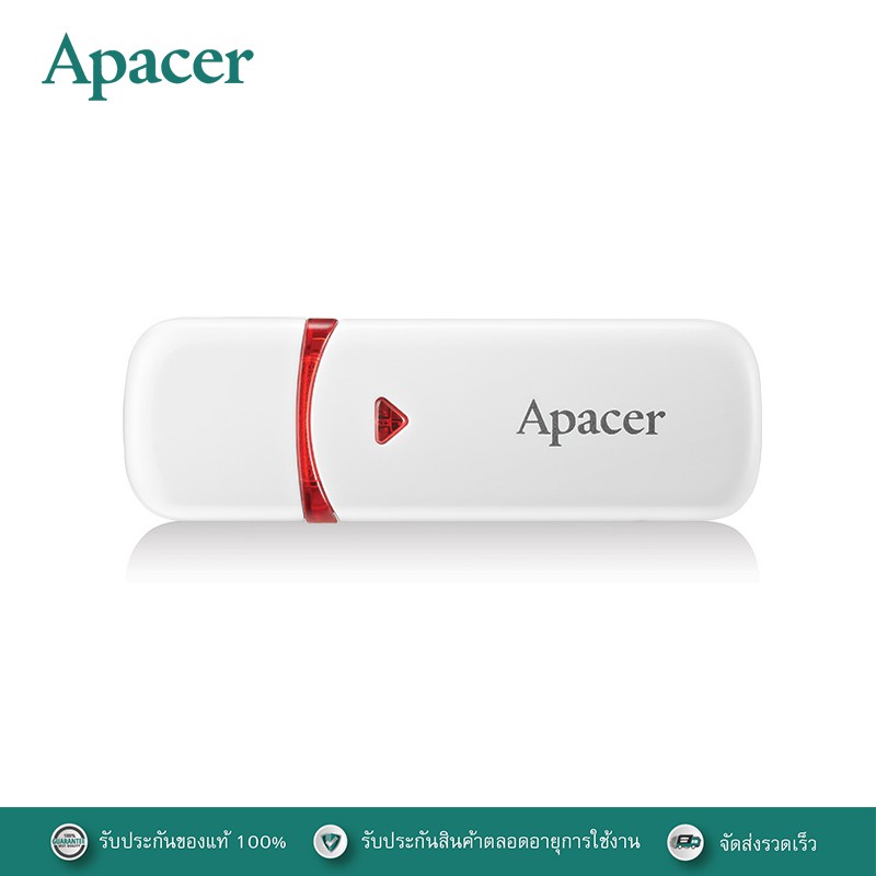 Apacer แฟลชไดร์ฟ AH333 USB 2.0 Flash Drive (White)