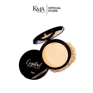 [1แถม1] KMA CRYSTAL POWDER CAKE SPF30 PA++ 7g. Natural beige แป้งคุมมัน+กันแดด ปกปิดจุดด่างดำ เรียบเนียน(เคลียร์สต๊อก)