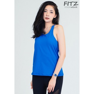 เสื้อโยคะ Fitz -Sunshine Tank Top - Sky Flower