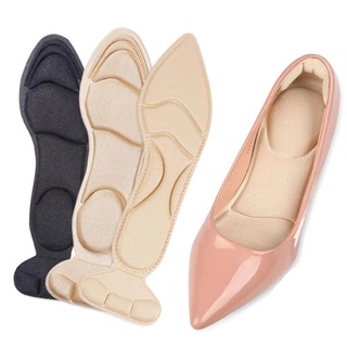 แผ่นรองพื้นรองเท้าส้นสูง ป้องกันรองเท้ากัด พื้นนุ่ม Sponge Anti-slip Breathable High Heel Insoles cutable insole