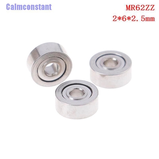 Calmconstant ตลับลูกปืนโลหะ Mr62Zz (2X6X2. 5 มม. 10 ชิ้น